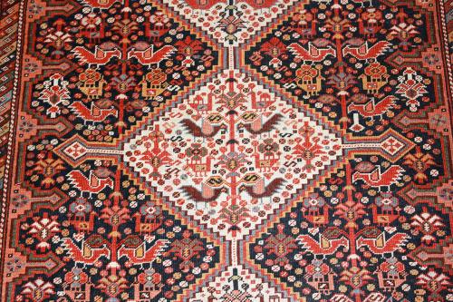Khamseh ‘chicken’ rug, southwest Iran