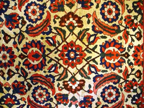 Herati motif. Bakhtiari rug, west Iran